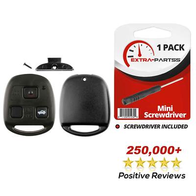 For 1998 1999 2000 Toyota Landcruiser Remote Key Fob Uncut Blade Shell Case