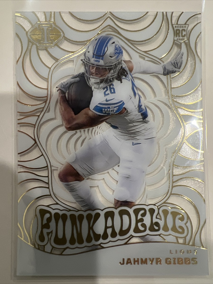 Jahmyr Gibbs 2023 Panini Illusions Funkadelic Rookie RC #15