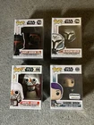 Funko Pop! Vinyl Star Wars Darth Vader, Sabine Wren, Moff Gideon, Bo-Karan Kryze