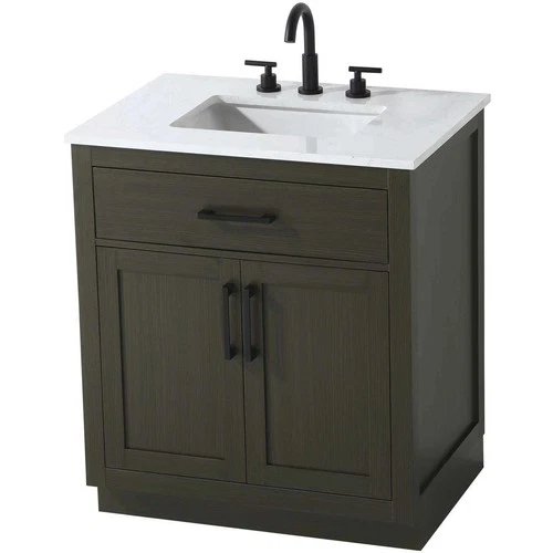 Elegant Lighting VF29730MMB Alden Vanity Mocha Brown - Picture 6 of 11