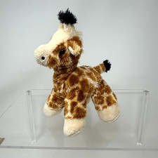 Aurora Gigi Giraffe Plush Stuffed Animal Brown Spotted Mini Flopsie Cute Soft 8"