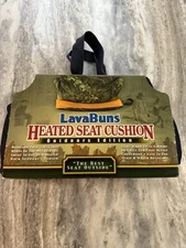Stadium Seat Cushion  Heated Football Hunting/Bleachers LavaBuns  NEW
