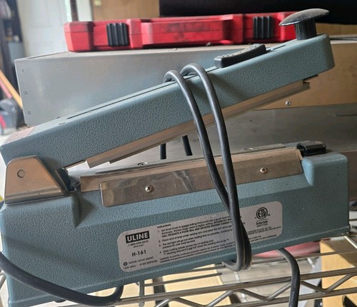 ULINE H-161 Impulse Sealer Poly Bag Sealing Machine MPN: H-161 Poly Bag Sealer