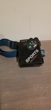Sony Black Sports Walkman WM-F5 FM Radio Cassette Tape Player Works Well
