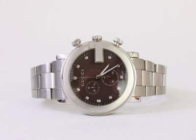 Gucci Watch SS Quartz Brown Dial s-l400.jpg main image 3