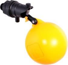 "Rojo Float Valve, 3/4", Black/Yellow 1 1
