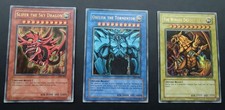 YU-GI-OH! Egyptian God Cards GBI-001 002 003 Set Ultra Rare