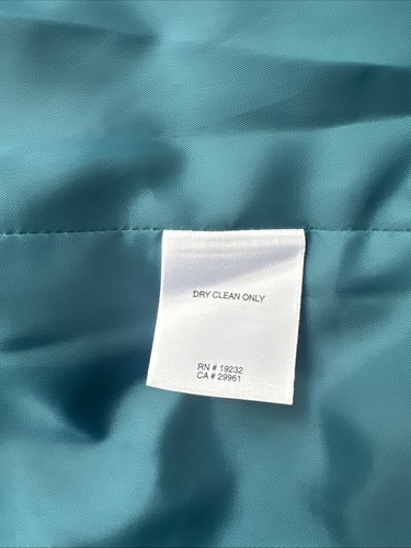 Alfred Dunner Blue Green Open Front Blazer Jacket Women’s Sz 14P - Picture 5 of 9