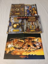 Dungeons and Dragons Lot Core Rulebooks V.3.5 W/DM Screen, 3 Dice Sets Very Fine
