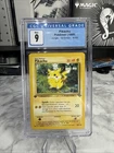 CGC 9 MINT Pikachu 1999 Jungle 1st Edition 60/64 Pokemon Card