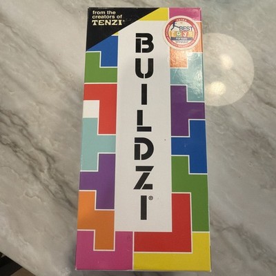 BUILDZI TENZI Fast Stacking Block Building Family Party Game Complete Ages 6+