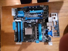 AMD FM1 MOBO CPU Asus F1A75-M PRO R2.0 - A8-3870 Comes With 2 CPUs
