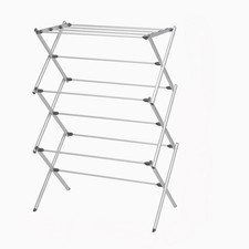 Foldable Clothes Drying Rack, Compact, Space Saver, Easy Storage, Aluminum, S...