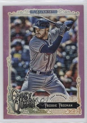 2017 Topps Gypsy Queen Purple 5/250 Freddie Freeman #111 0qo1