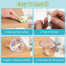 Baby Proofing Corner Protector Baby: 12 Pack Table Corner Protectors for Baby...