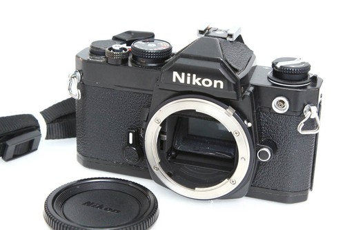 Nikon FM Body Black SLRFilm Camera From Japan Tested [Read Cond]