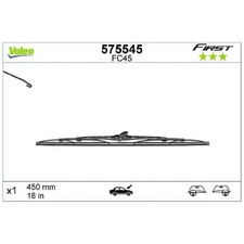 Valeo Scheibenwischer hinten 575545 | 22336480