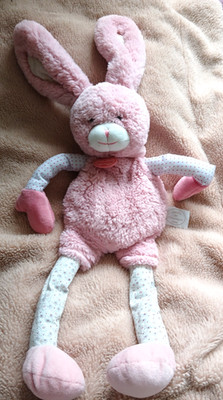 Doudou Et Compagnie rosa Hase Kaninchen Trösterbär Stofftier Plüschtier