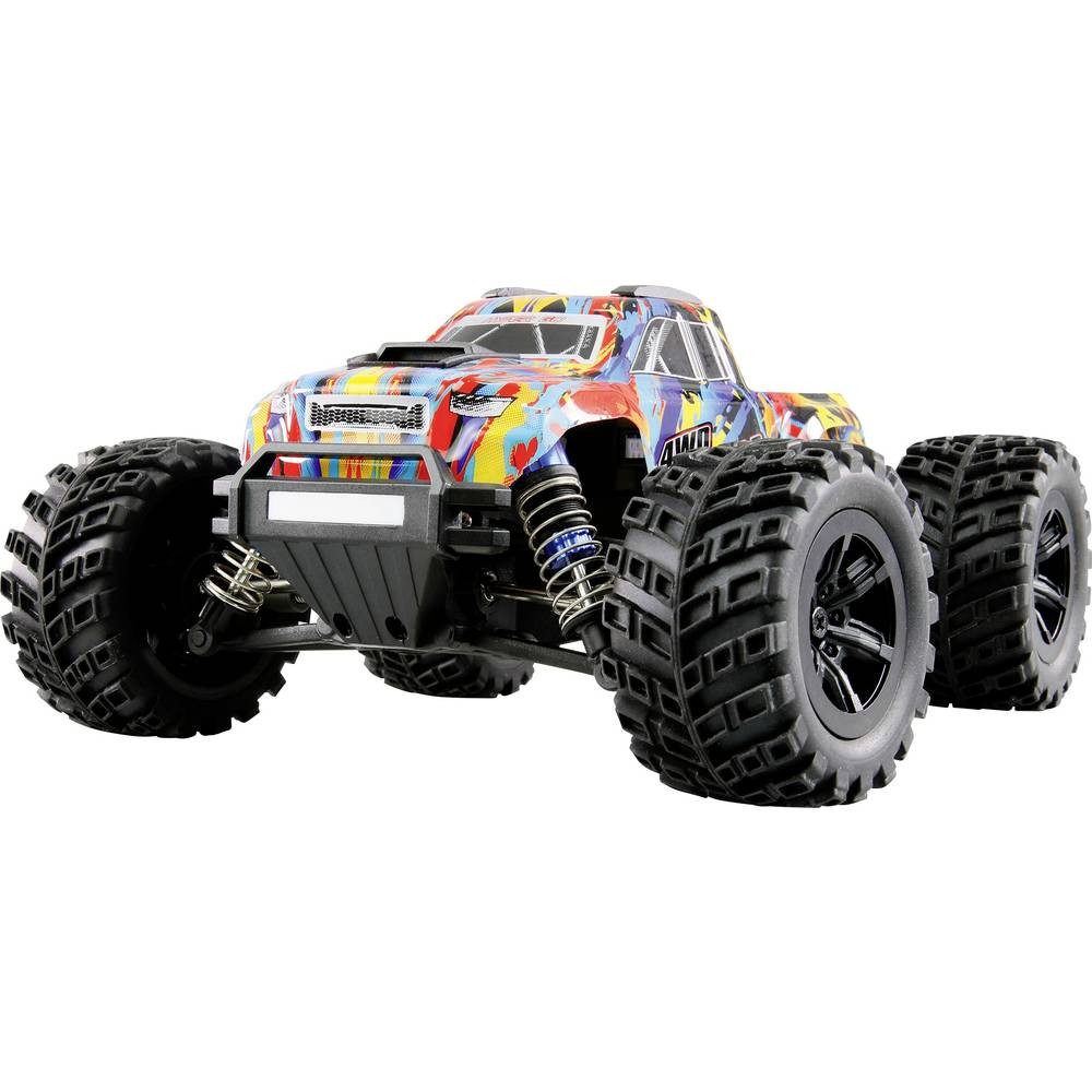Monstertruck RC brushless Amewi Hyper Go MTX20 1/20 voiture électrique 2,4 GHz