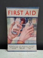 Vintage 1950s Metropolitan Life Insurance Company First Aid Advertising Pamphlet