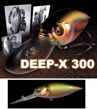 Megabass DEEP-X300 75.0mm / 3/4oz / Floating Crank Bait fishing lure from japan