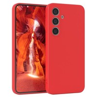 FüR Samsung Galaxy S24 HandyhüLle Silikon Back Cover SchutzhüLle Handy Case Rot