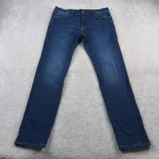 Joes Jeans Mens 34x31 Blue Aldo Slim Fit Low Rise Dark Wash Stretch Denim