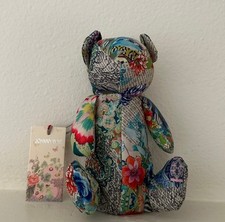 BRAND NEW VAULTED Johnny Was Foldable Umbrella With Bear Storage Pouch