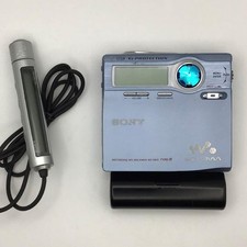 SONY MZ-R910 Blue MD Walkman Recorder Used Japan Genuine