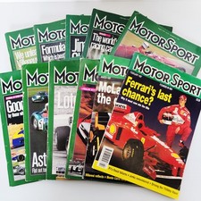 Motor Sport UK Magazine Bundle Lot Vintage x11 Formula One Car Racing 1997