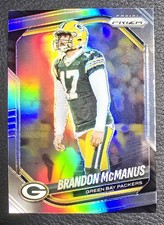 2025 Panini Prizm Brandon McManus Silver Prizm #290 Green Bay Packers