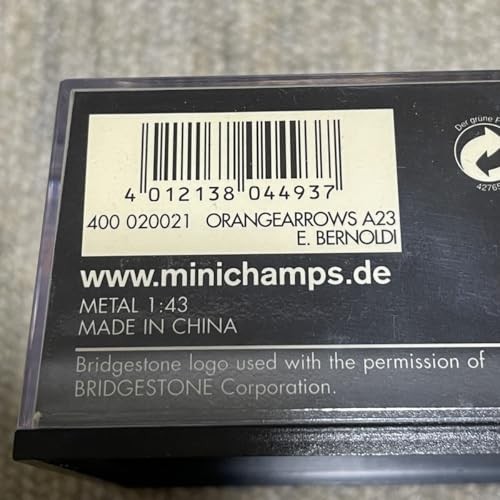 Orange-Arrows A23, E. Bernoldi - Minichamps (Gebraucht) in Ostermundigen für CHF 20 – mit