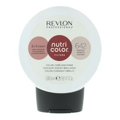 Revlon Nutri Color Filters 642 Chest Tnut 3 In 1 Hair Cream 240ml For Women