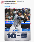 Cody Bellinger  9/17/2025  NEW YORK YANKEES TWINS GAME TICKET AUC — photo 7