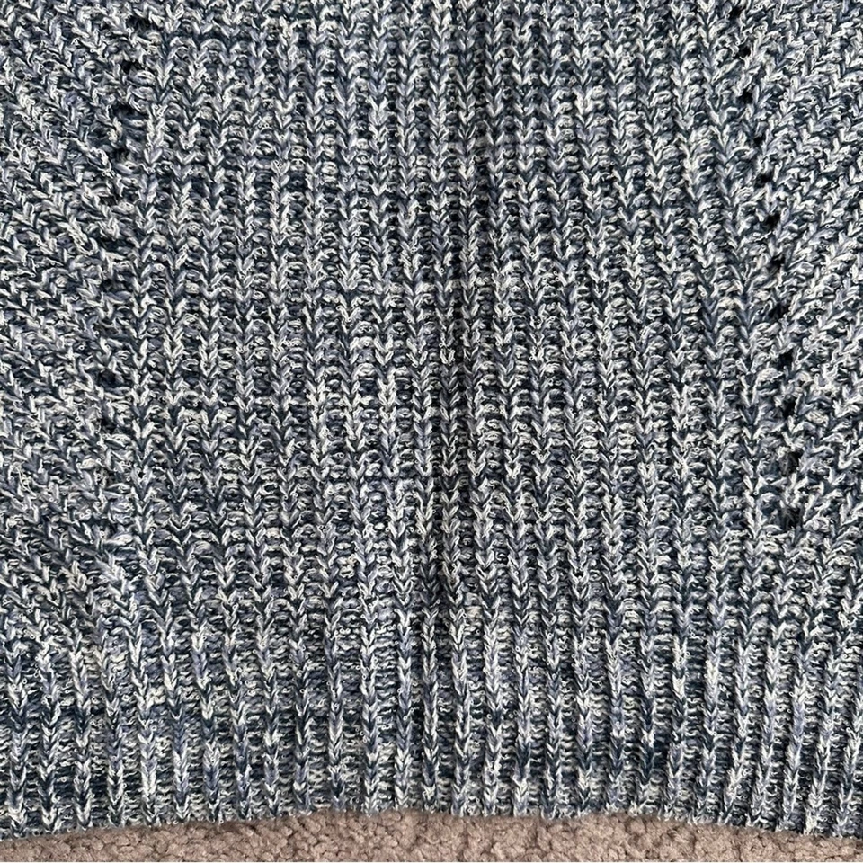 American Rag Marled Knit 3/4 Slit Sleeve Sweater S - Image 2 of 4