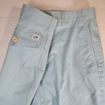 Southern Tide Channel Marker Shorts Mens Size 33 Auqua Blue, Light 7'' Inseam