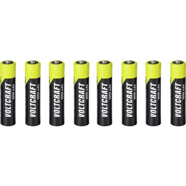 8Er Multipack Voltcraft Micro (Aaa)-Akku Nimh 1050 Mah 1.2 V Ready To Use 8 St.-image