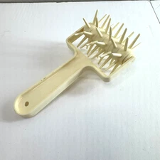 Vintage Plastic Dough Docker Roller Pizza Pastry Crust Dough Prep Tool Kitchen