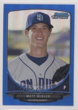 2013 Bowman Prospects Chrome Blue Refractor 155/250 Matt Wisler #BCP42 3c7