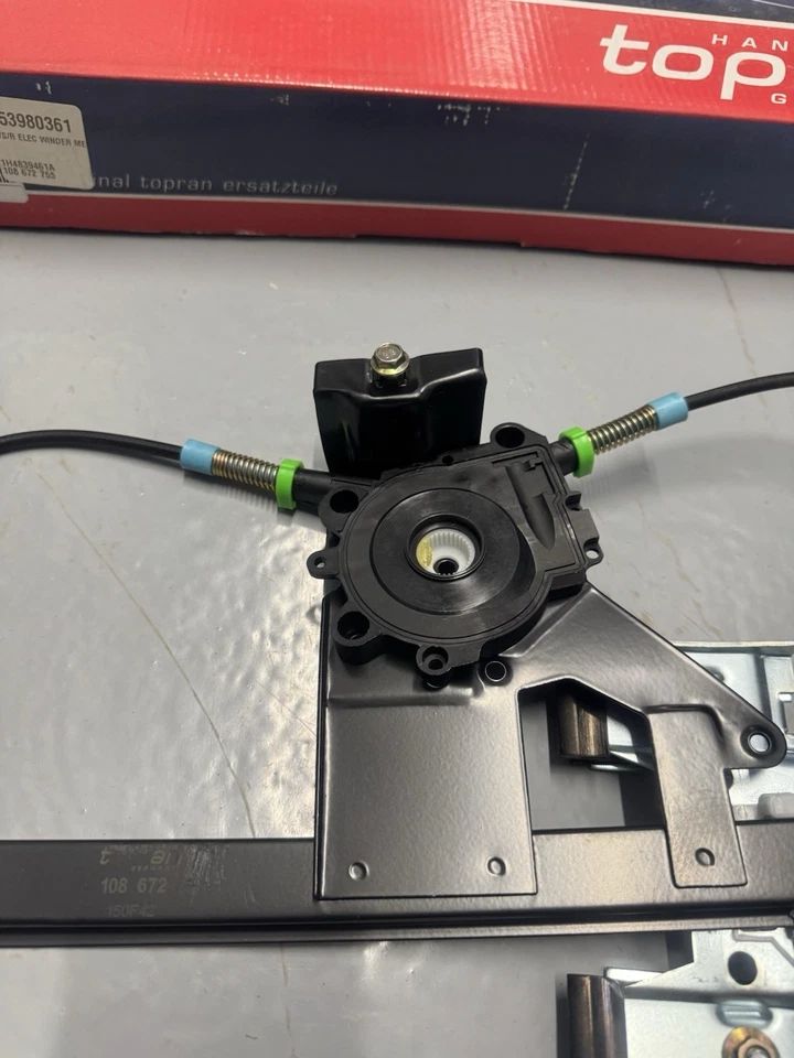 Topran Rear Left Window Regulator for VW Golf Vento Mk3 1H2 91-99 1H4839461A - Image 3 of 4