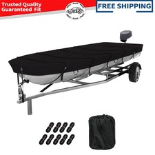 420D 10-12 ft Double waterproof Jon Boat Covers ,Beam Width up to 70 inches