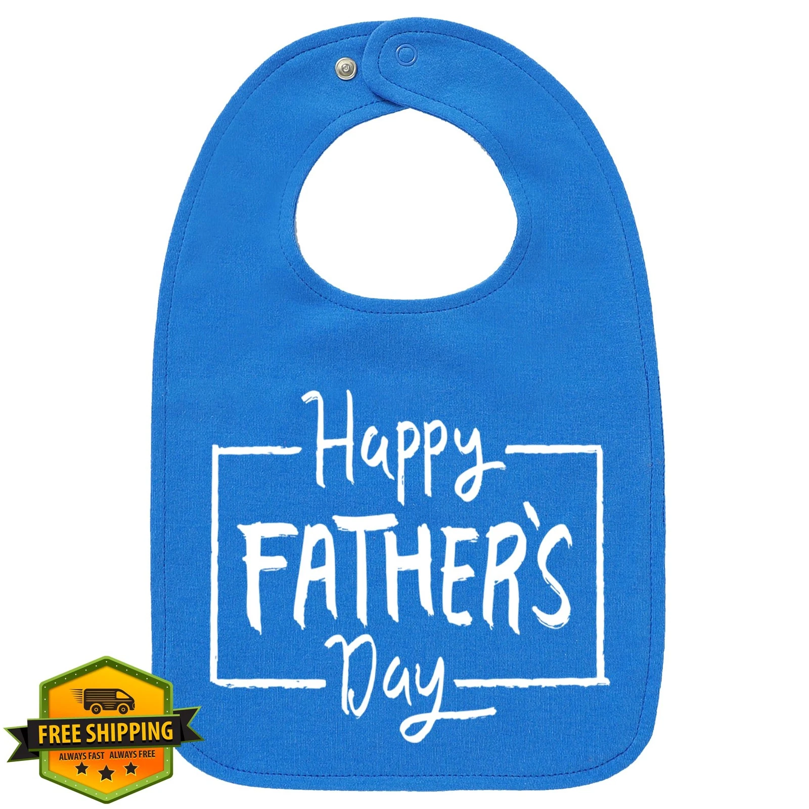 Aiden's Corner Blue 1st Father's Day Bib