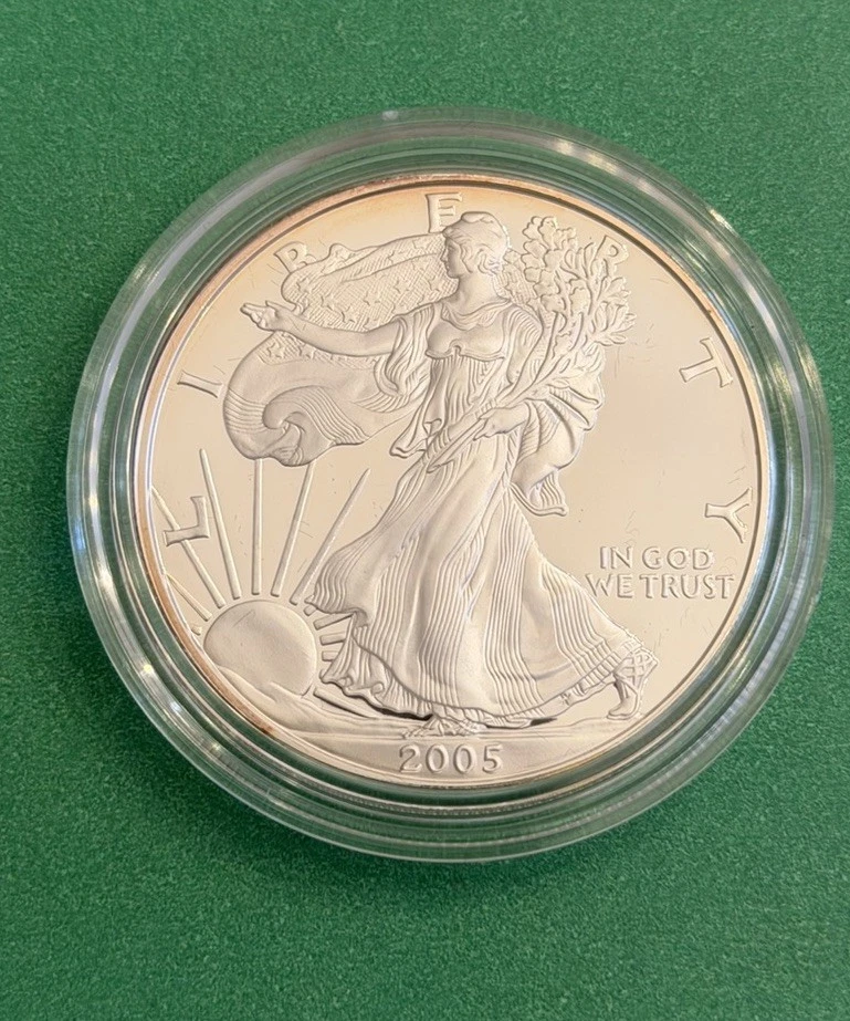 American Eagle 2005 U.S. Mint Silver Bullion Coins for sale | eBay