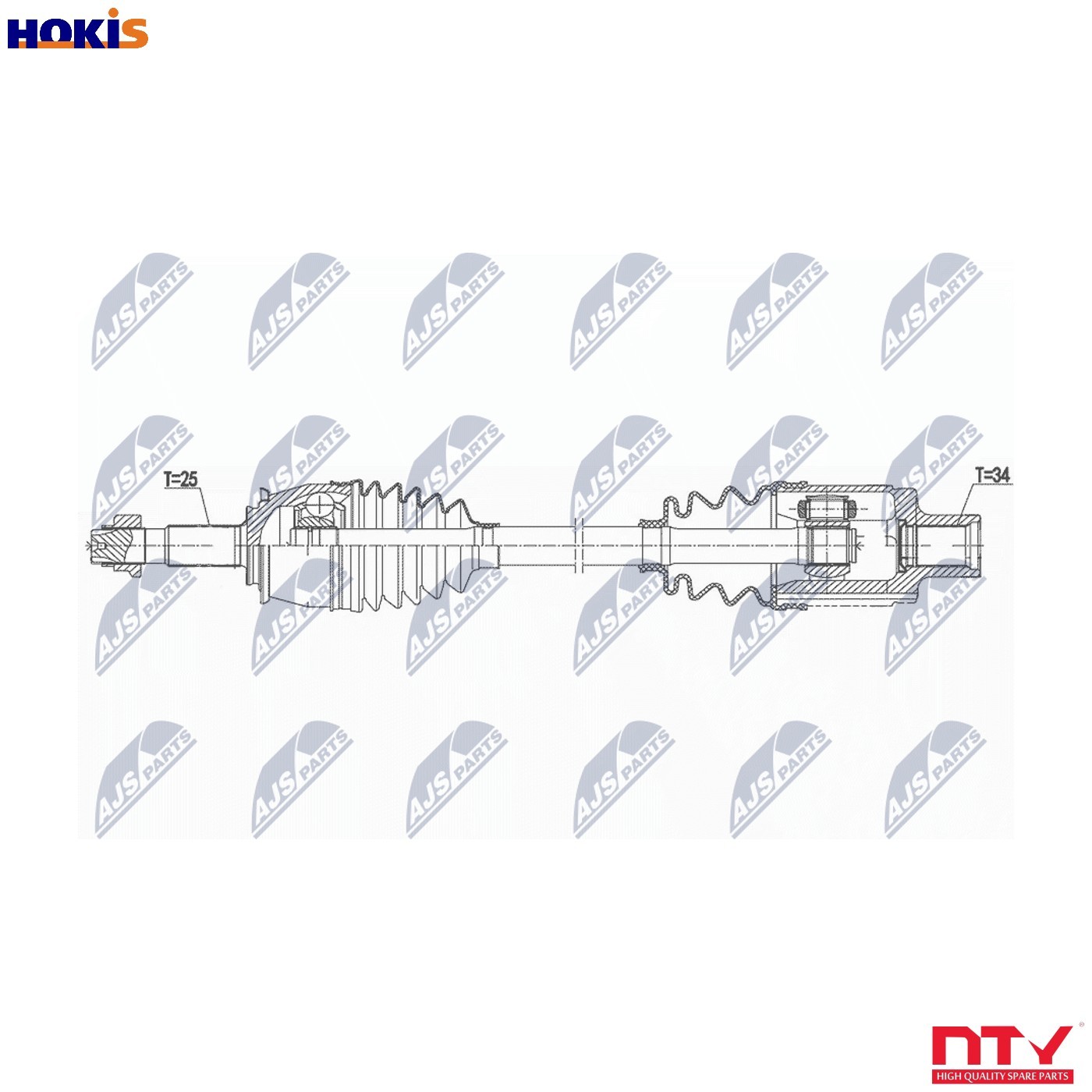 NPW-PL-147 NTY Drive Shaft for BUICK,CHEVROLET,OPEL - Image 9