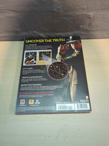 LA Noire Rockstar Spiel-Strategiehandbuch, von Bradygames, wie abgebildet. Taschenbuch - Bild 7 von 7