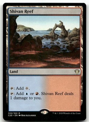 Shivan Reef #310 (NM) Commander 2020 C20 Magic MTG