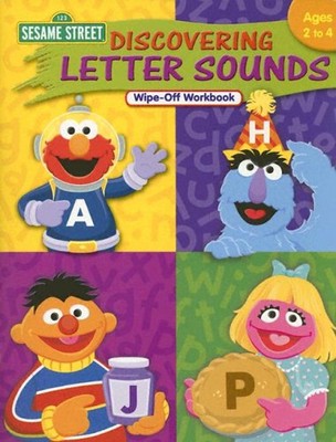 Sesame Street Discovering Letter Sounds Wipe-off Workbook : Ages