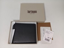 Leather bifold wallet BLK HARTMANN