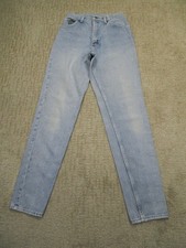 Vintage Wrangler Jeans Women 8 Blue High Rise Mom Western Pants Light Wash Faded