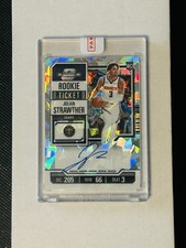 23-24 OPTIC CONTENDERS- JULIAN STRAWTHER -CRACKED ICE ROOKOE TICKET AUTO- /23🔥